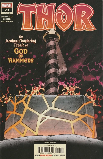 Thor # 23 Variant 2nd Printing Cover NM Marvel 2022 [C5]