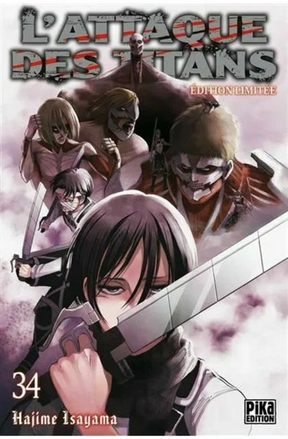 L'Attaque des Titans - Tome 34 - Edition Limitée (Collector ✨)