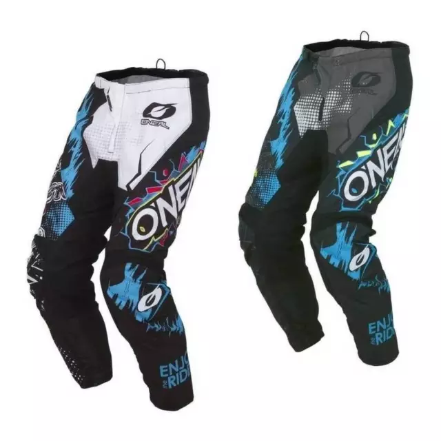 Motocross Pantalon Oneal Élément Traverser Quad Enfants Villain Cross MX Enduro