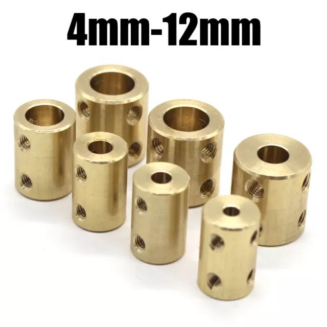 Brass Coupling Rigid Jaw Coupler Stepper Motor Shaft Joint Connector 3D Printer