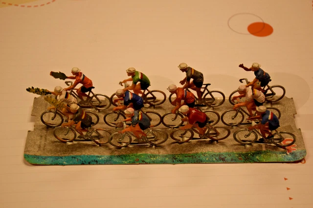 Figurine Cycliste COFALU – Tour De France 1959 – Série Complète 12 Figurines – Peinte Main