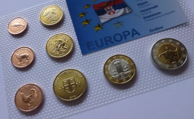 Euro Proben Serbien 2006 / Serbia Euro Pattern set 2006 3