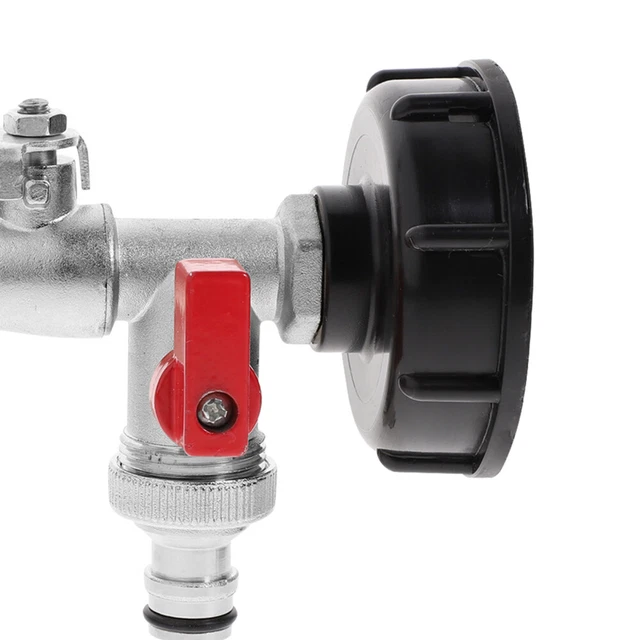 ACCESSOIRE ADAPTATEUR DE réservoir IBC raccord de tuyau coude remplacement S60X EUR 12,91