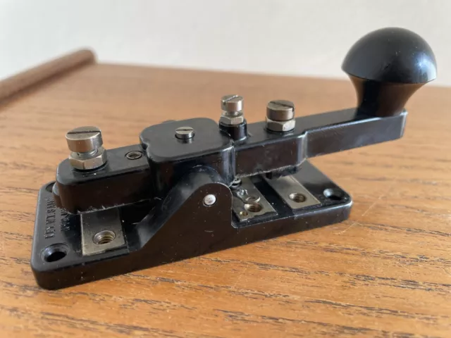 British Military 1940s Telegraph Key No.2 MK III WT 8 Amp Morse Code Unmounted