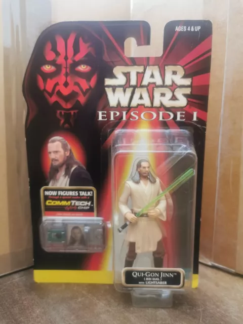 Star Wars Commtech Chip Episode 1 The Phantom Menace Qui-gon Jinn (Jedi duel)