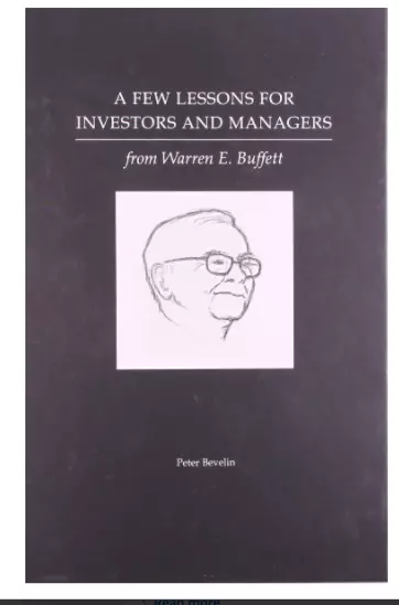 A Few Lessons for Investors and Managers From Warren Buffett Hardcover Brand NEW