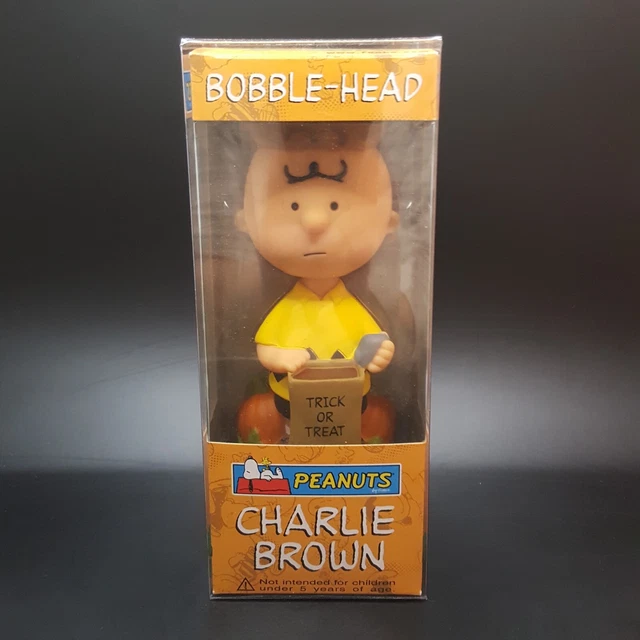 FUNKO PEANUTS GREAT Pumpkin Halloween Charlie Brown Wacky Wobbbler