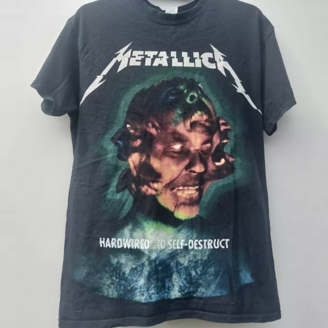 Metallica WorldWired Hardwired Official Tour 2017 2018 T Shirt Size Mens Medium