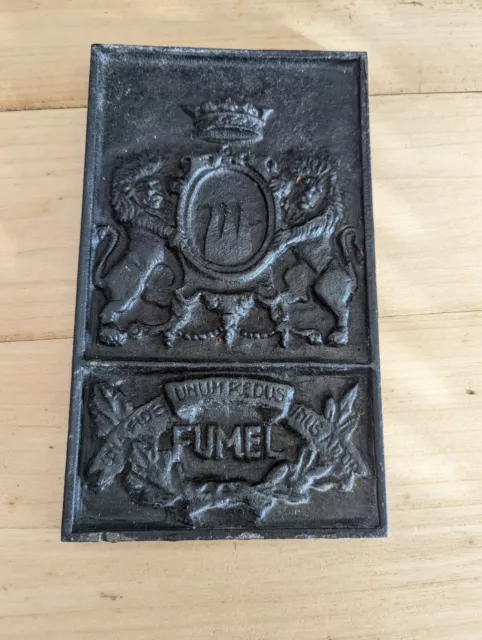 plaque décoration pont a mousson usine de fumel lot et garonne 1890gr