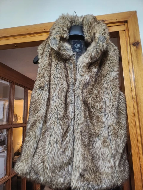 Faux fur outlet gilet zara