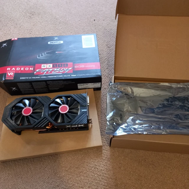 XFX RX590P8DFD6 RADEON RX 590 Fatboy 8GB GDDR5 Graphics Card
