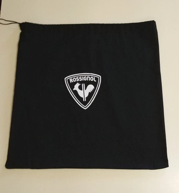 Rossignol Black Lightweight Storage Dust Cover Drawstring Bag 15 x 15