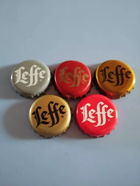 lot de 5 capsules de bière leffe