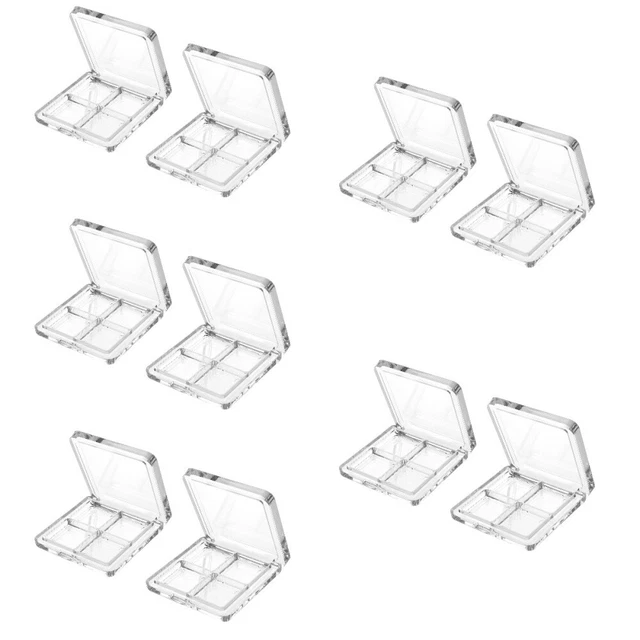10 pz contenitore trucco occhiali fai da te pallet ombretto custodia ombretto vuota