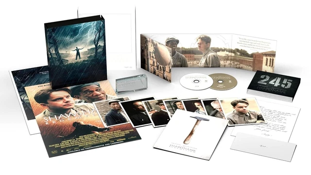 THE SHAWSHANK REDEMPTION Film Vault Range 4K Ultra Hd+Blu Ray, Import ...