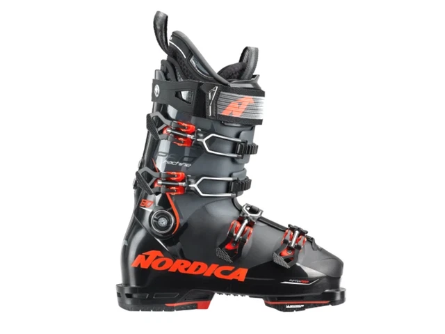Nordica The Cruise 80 - Scarponi Da Sci Alpino Uomo - Nero/Bianco/Rosso - Taglia 29.5 (104mm Di Costa)