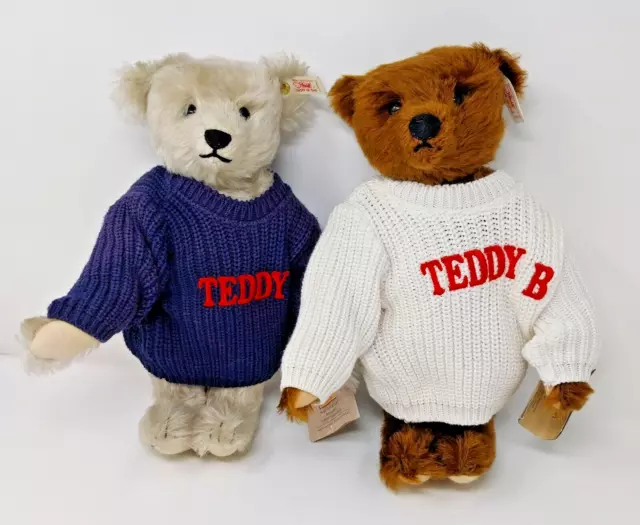 Steiff 670282 - 670275 Bär TEDDY G & TEDDY B  mit Zertifikat