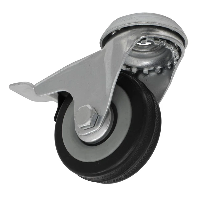 Sealey SCW150SBL Roulette Roue Trou de Boulon Pivot avec Frein Ø50mm