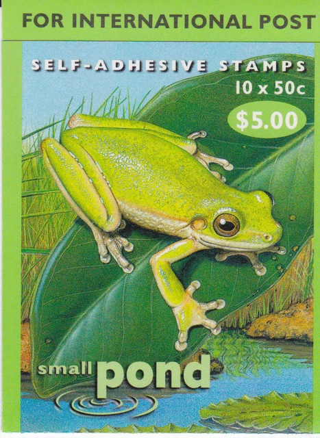 1999 Small Pond Stamp Booklet (SB132) - Philatelic Barcode