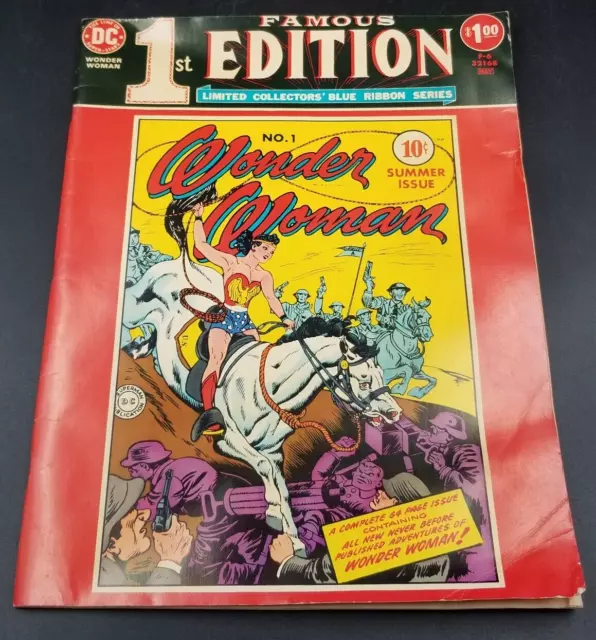 Famous First Edition Blue Ribbon Series Wonder Woman F-6 Dc Comics Treasury