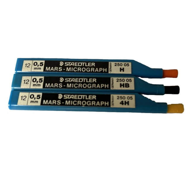 STAEDTLER 939094 Mechanical Pencil Lead Refills - 0.55 Mm, Pack Of 12 Tubes