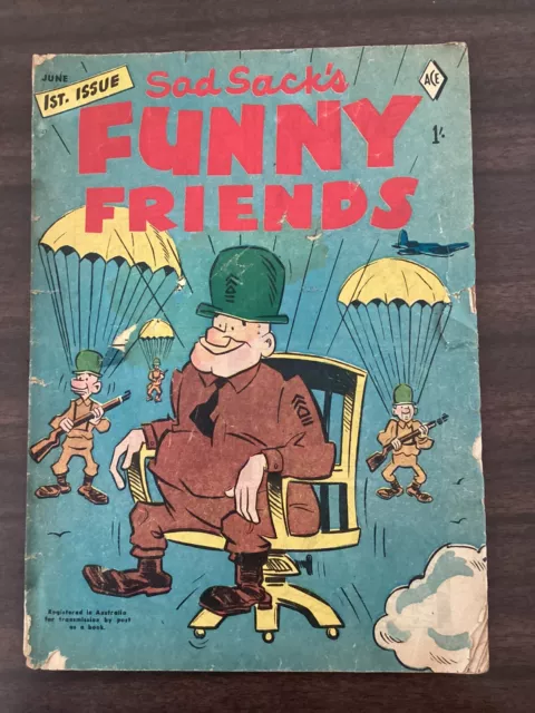 SAD SACKS FUNNY FRIENDS No1   by Junior Reader Press  1960S