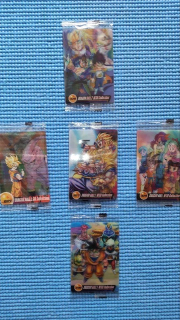 Carte Collection Japonaise Vintage Morinaga Dragon Ball Z – Son Goku Transparente, Neuve