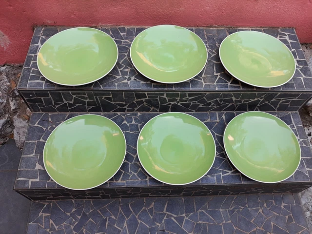 lot de 6 Assiettes Plates Provincial Bouquet 1987 JMP Marketing - 27cm