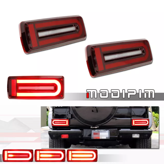 W464 Style LED Tail Light Signal for 99-18 Mercedes Benz W463 G-Wagon G63 G550