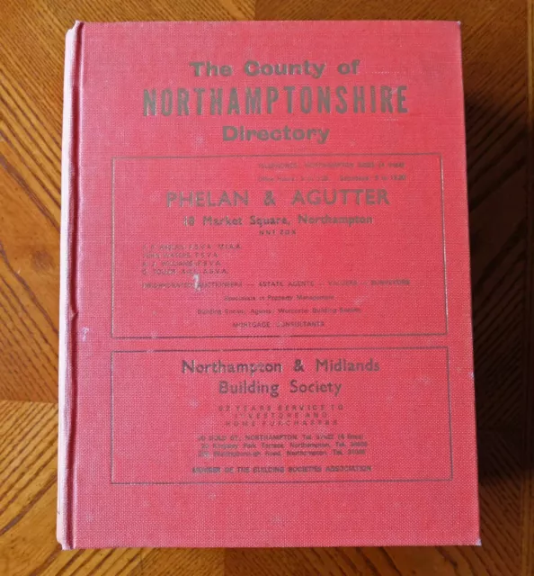 County of Northamptonshire Directory - 1966-67 - Hardback Book