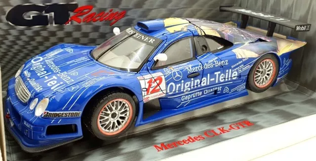 Maisto 1/18 Scale diecast 38848 - Mercedes Benz CLK-GTR Mobil1 - Blue