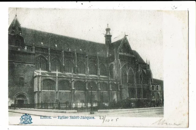 CPA-Carte Postale-Belgique-Liège - Eglise Saint Jacques- en 1905 VM8683