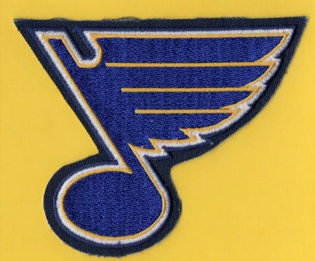 ST. LOUIS BLUES NHL EMBROIDERED TEAM EMBLEM - 4 1/4 inches wide