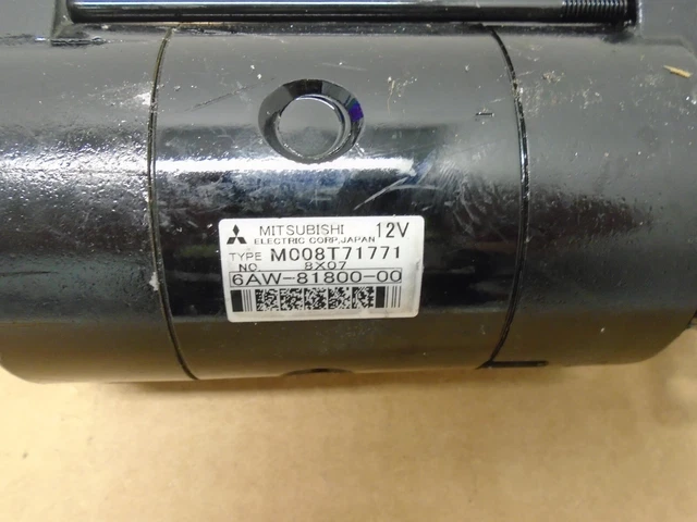 Used Starter Motor Assy 6Aw-81800-00-00 Yamaha 2008 & Later 300-450Hp Outboard