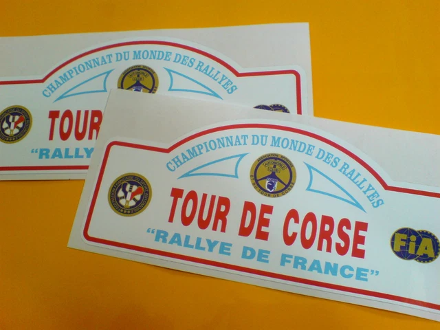 thumbnail interactive-video image 1 of Tour De France 12th French Classic Rally Car Sticker - 150mm Glossy Decal 1 of 2