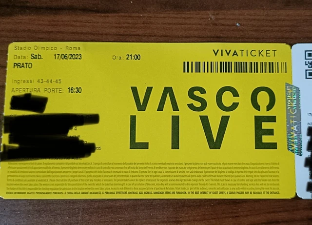 biglietti vasco rossi 2023