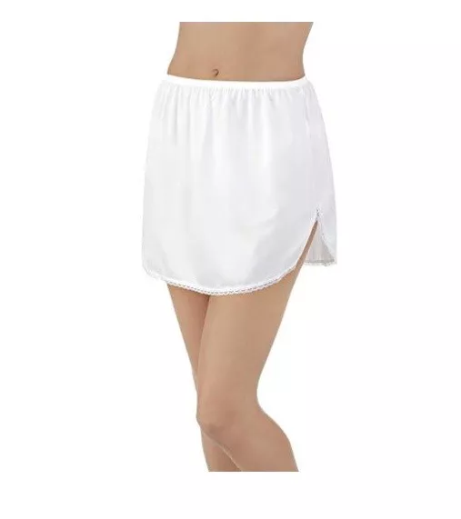 Vanity Fair Women's 360° Half Slip 11760 White Medium 24"