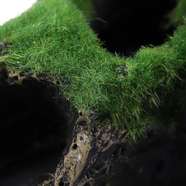 Acquario di lunga durata decorazione casa sull'albero grotta amanti del pesce dedicato resina verde 6