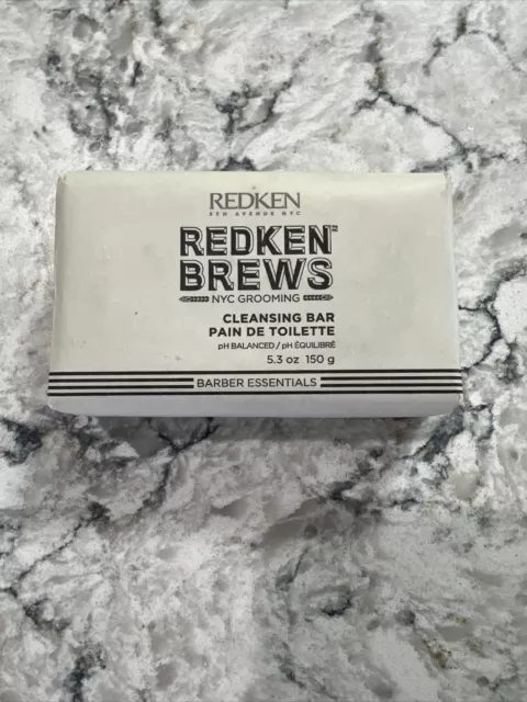 REDKEN BREWS FOR MEN Cleansing Soap Bar with Vitamin E, Refreshing & Energizing