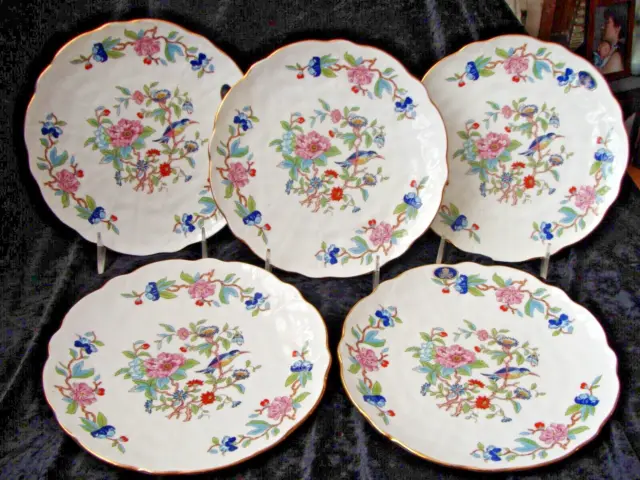 Ansley Pembroke Reproduction Luncheon Plates Set of 5