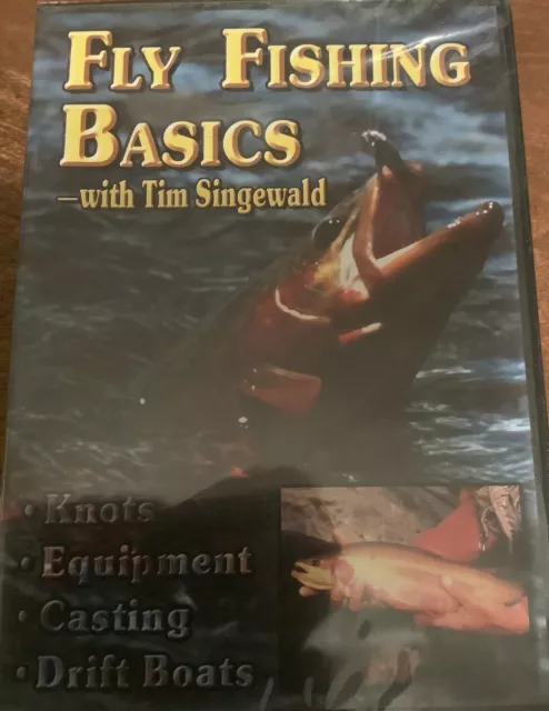 Fly Fishing Basics-DVD-Tim Singewald-Bridger Wilderness-brand new/factory sealed