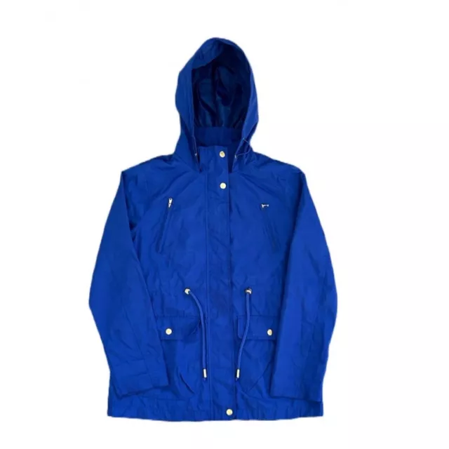 EVERLAST SPORT WOMEN’S Hooded Rain Water Proof Jacket Size S Color Sky ...