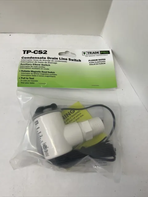 Trade Pro TP-CS2 Condensate Drain Line Switch Auxiliary Elbow Switch Qty 1