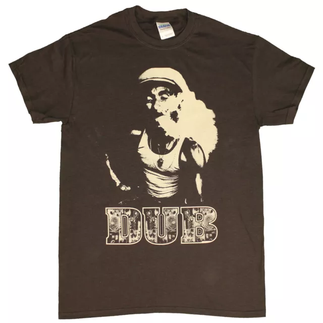 Lee Scratch Perry  DUB Chocolate Brown T shirt