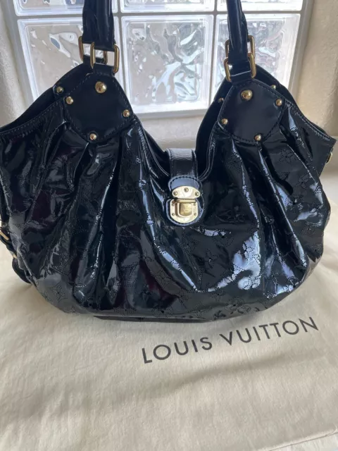 Louis Vuitton Metallic Mordore Monogram Mahina Leather Surya XL