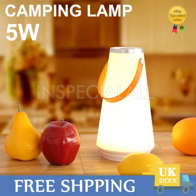 Camping Light LED Tent Lantern Lamp Outdoor Portable USB Rechargeable Night Lamp