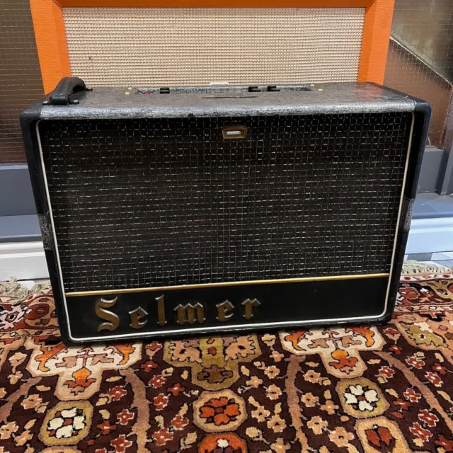 Vintage 1964 Selmer Truvoice Zodiac Twin Fifty Amplifier 2x12 Combo w/ Celestion
