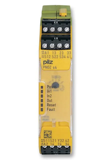 PILZ 750134 Safety Relay 24V PNOZ S4