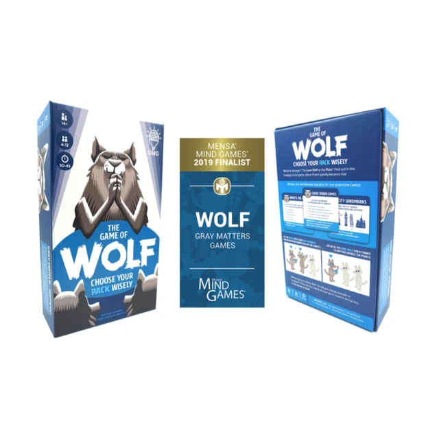 Grey Matters Card Game Game of Wolf NM