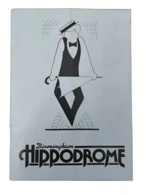 Tommy Steele Singin' In The Rain Programme 1987 Birmingham Hippodrome